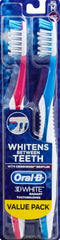 CrissCross Bristle design angled to reach between teeth