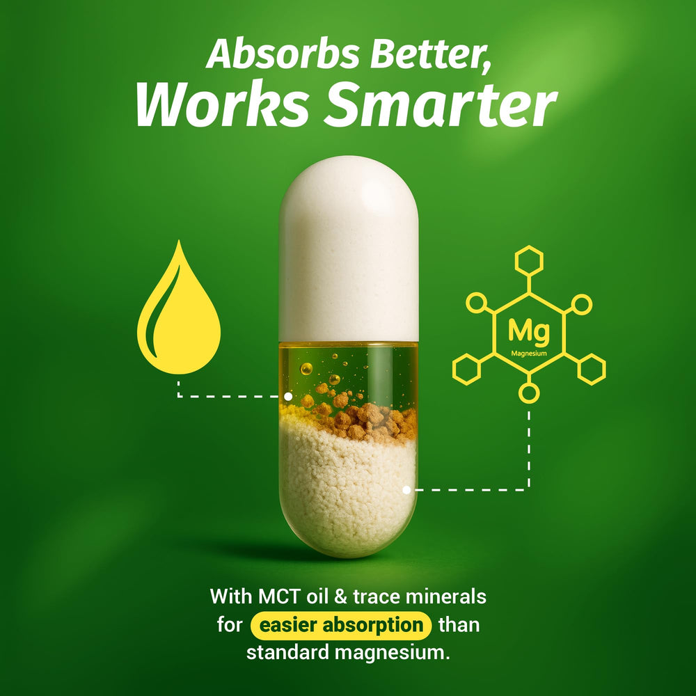 Capsules of 1 Body Magnesium Glycinate Complex