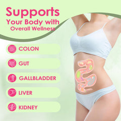 Packaging contents shown with product image for 1 Day Happy Colon Cleanser