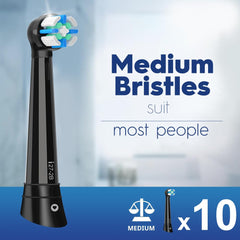 Soft bristles designed for gum care on Oral-B iO compatible heads