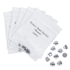 Elastics-ready lingual buttons with low-profile design