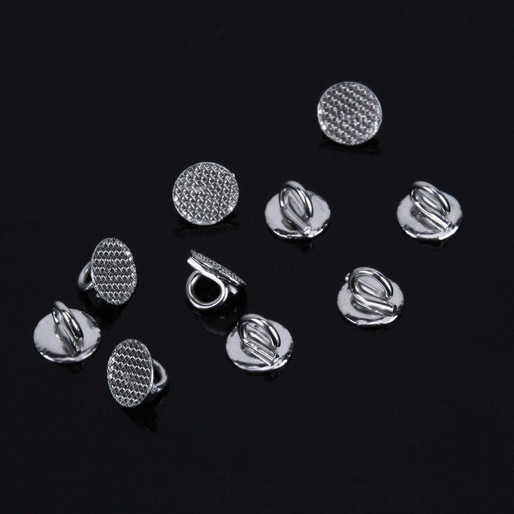 Lingual buttons with smooth edges for patient comfort