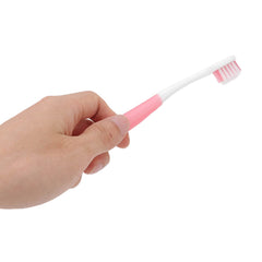 Interdental brush cleaning braces with ergonomic grip