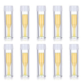 Yellow silicone contact lens removal tool with suction cup