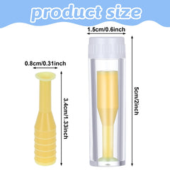 Set of 10 lens removal tools with storage bottle