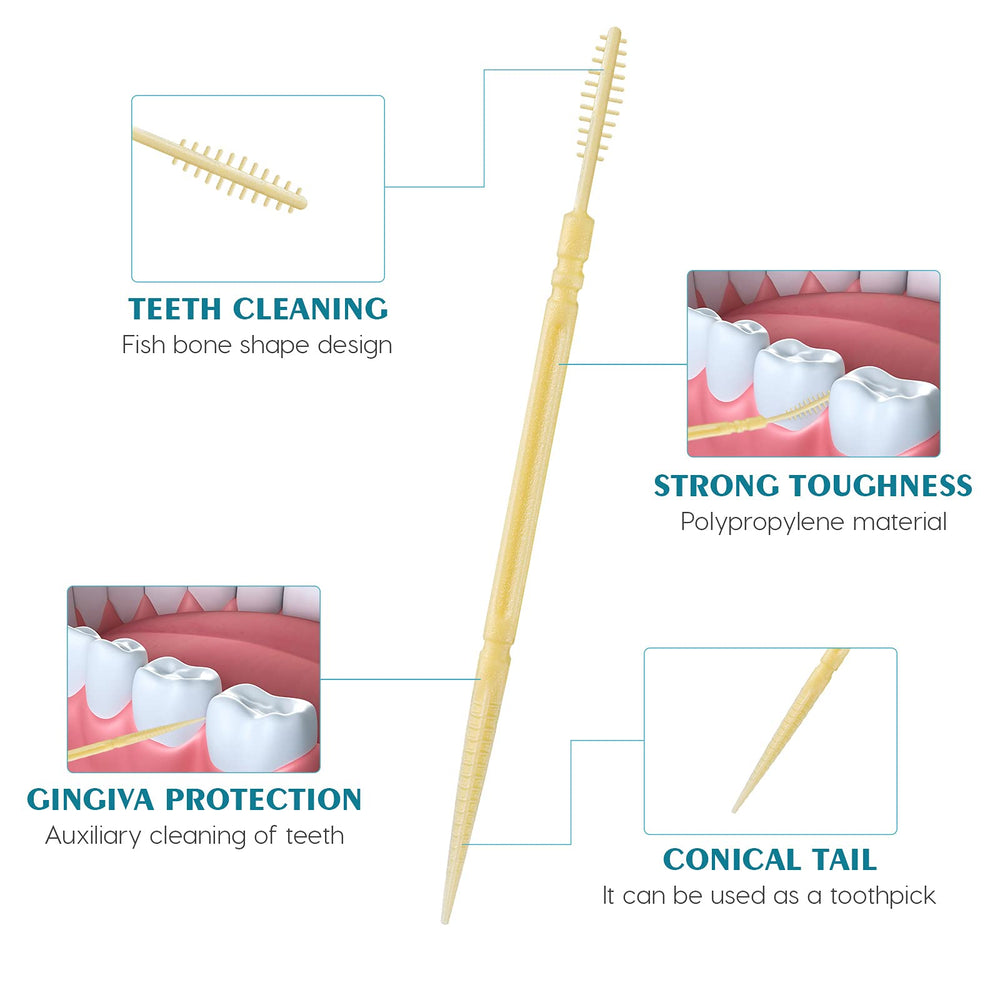 Close-up of interdental toothpicks
