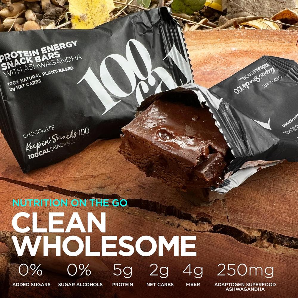 Vegan gluten-free 100Cal bar emphasizes plant-based, dairy-free nutrition