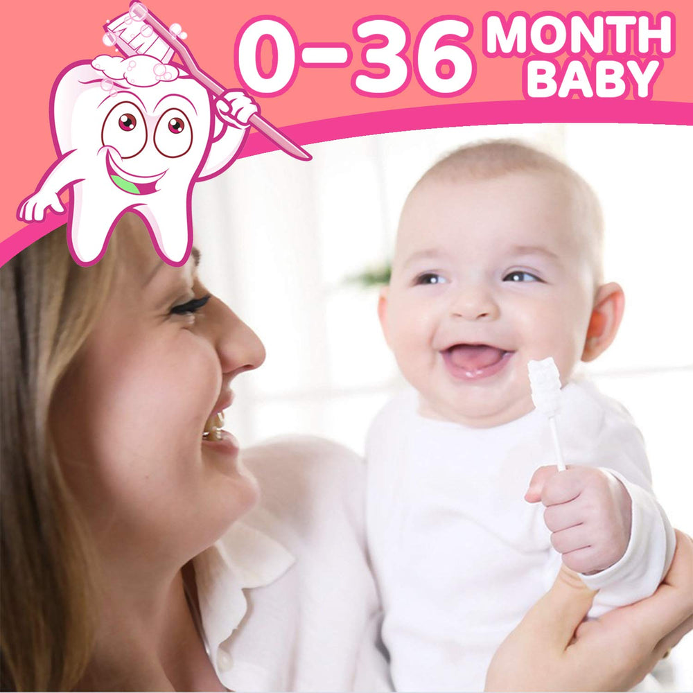 All-in-one newborn to 36 months oral care kit suitable for travel