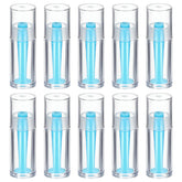 Blue silicone 10-piece contact lens remover tools set