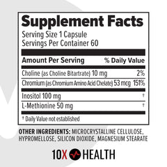 10X Health capsule held in hand conveying convenient single-dose benefit