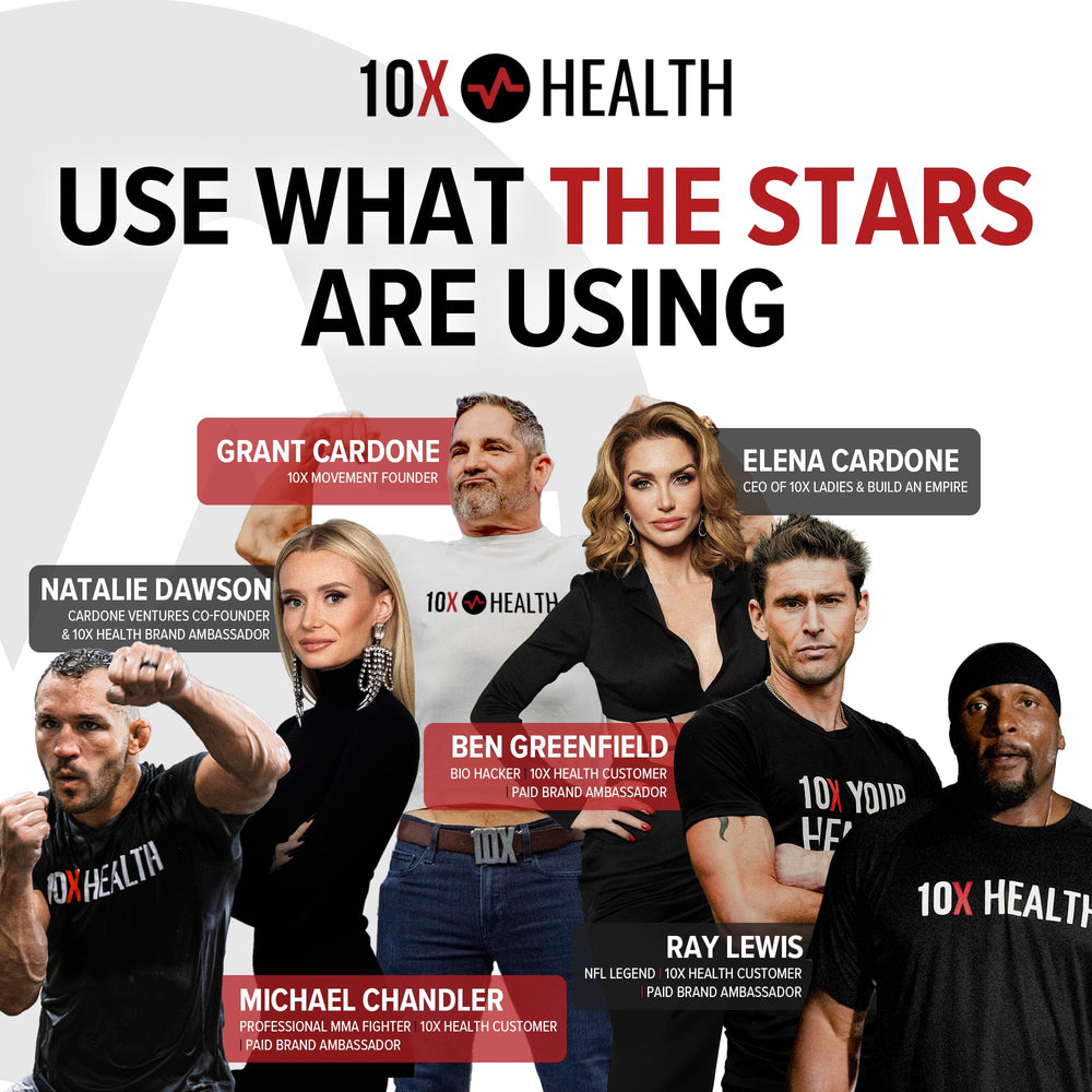 10X Health bottle on kitchen table suggesting simple integration into routine