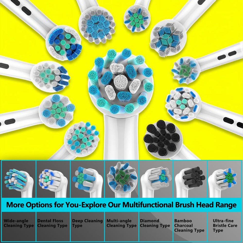Compatible with most Oral-B Braun electric toothbrush models