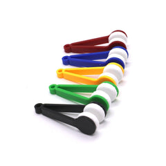 Compact glasses cleaning tool with 7 cm plastic handle (image 5)