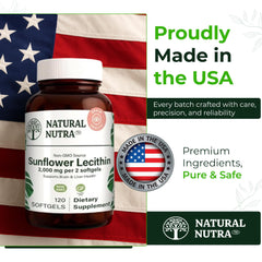 Package shows 120 softgels per bottle