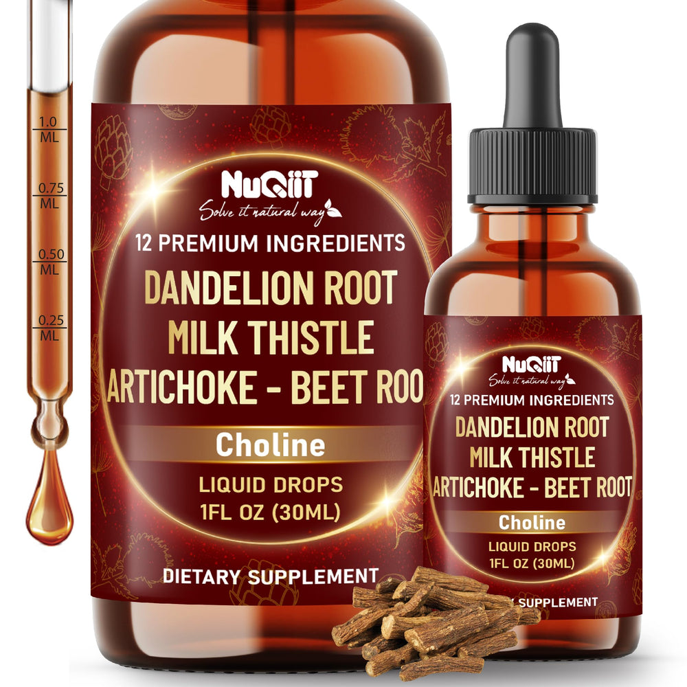 12in1 Dandelion Root Liquid Extract bottle, 1 oz