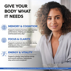 12 in 1 nootropic blend graphic with key ingredients