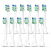 Pack of 12 KYUKRI replacement toothbrush heads for Philips Sonicare, white