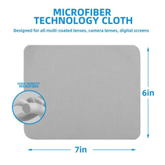 Close-up of microfiber cloths showing color variety