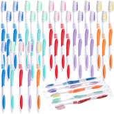 Bulk pack of 150 individually wrapped travel toothbrushes