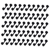 Black disposable nose plugs set for spray tan and swimming