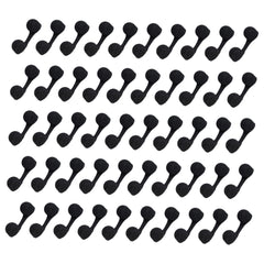 Black disposable nose plugs set for spray tan and swimming