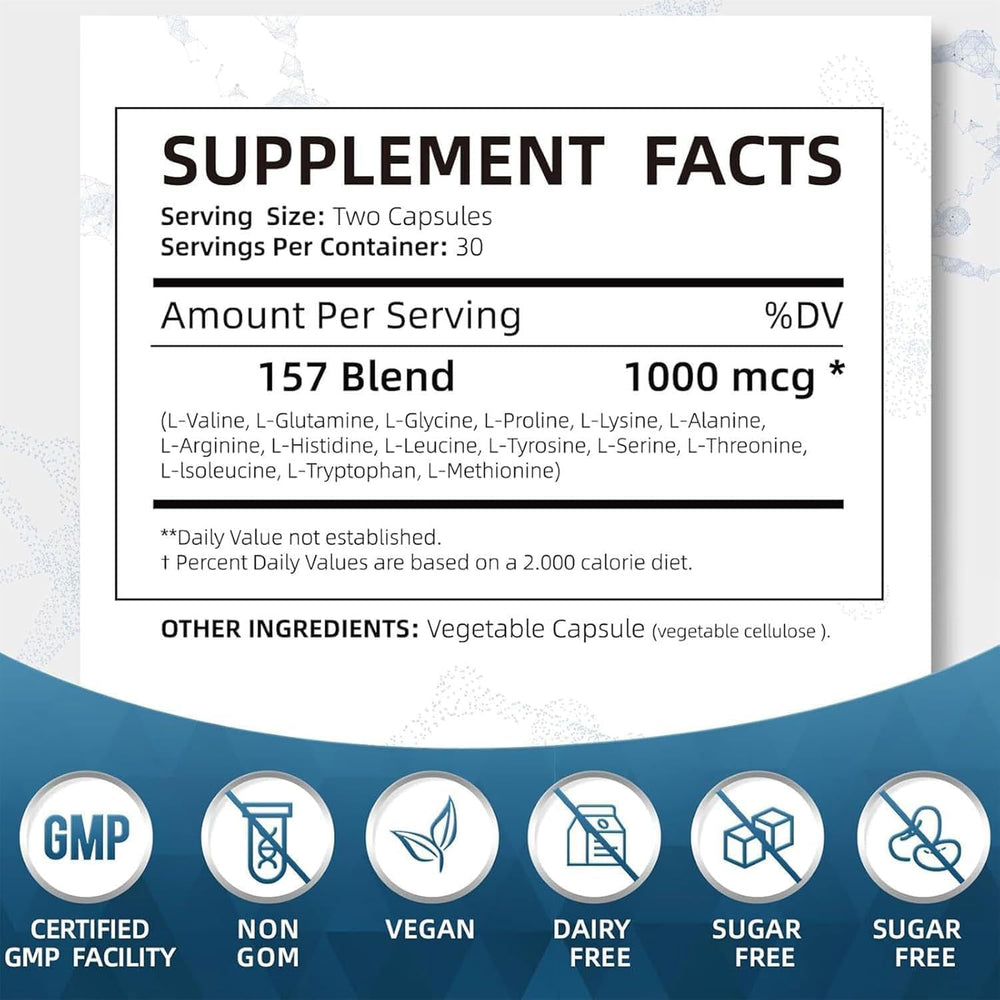 Close-up of bottle label showing Non-GMO and Gluten Free