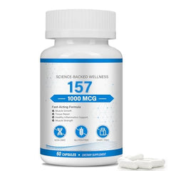 Plant cellulose capsules containing 157 amino-acid blend