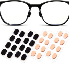 Foam nose pads for glasses in black and skin colors, 1.5mm, 16 pairs
