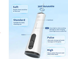 1600 pulses per minute cleaning action