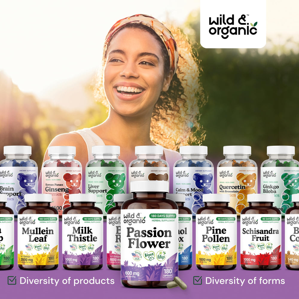 180-count bottle of passion flower capsules