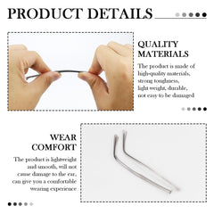 Replacement temple arm attached to a frame