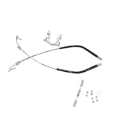 Pair of metal frame arms for rimless glasses