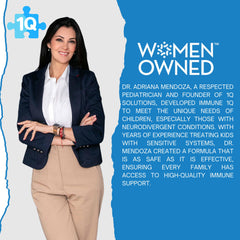 Product packaging with nutrition facts panel for 1Q Focus