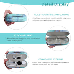 Leather exterior with soft inner lining in marble texture