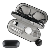 2 in 1 contact lens and glasses case showing double sided design