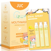 2-in-1 Lemon Oral Care Set with spray and mouthwash bottle