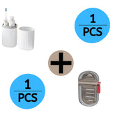 2-in-1 toothbrush travel case with cover