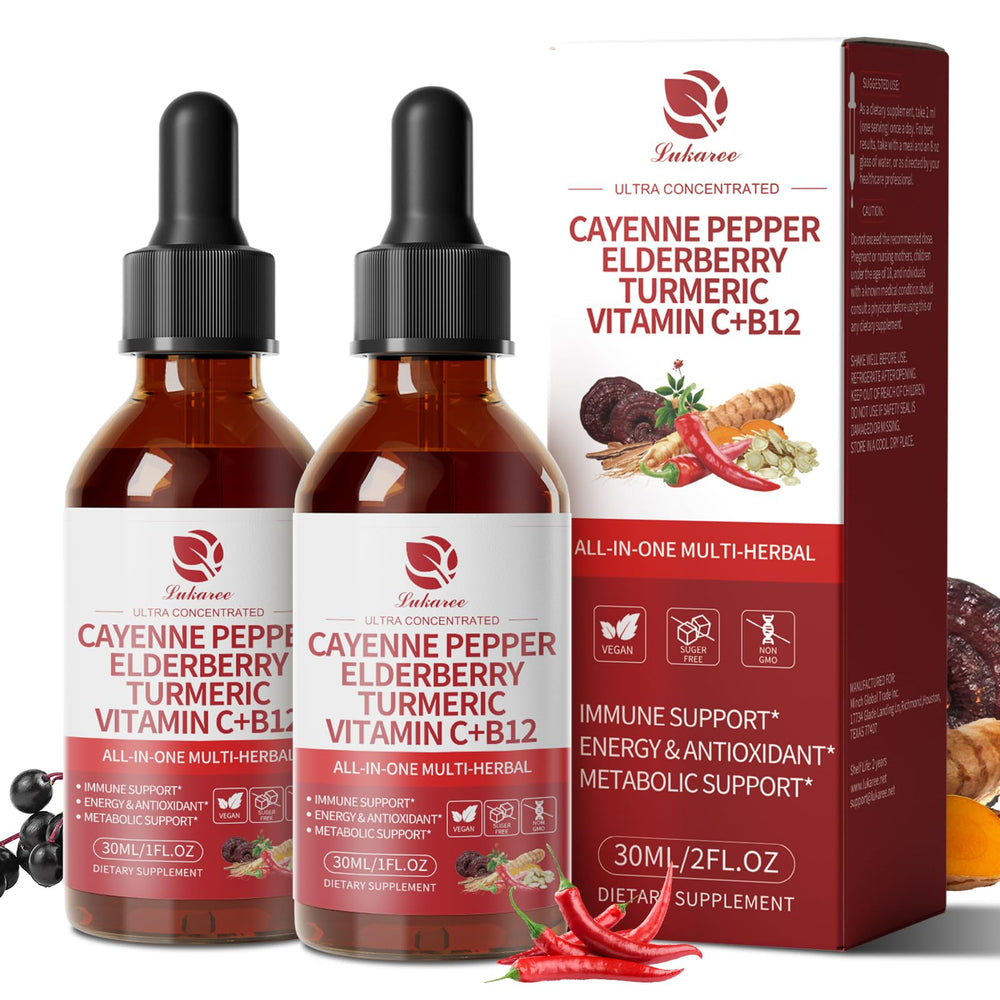 2-pack Cayenne Pepper Drops bottle