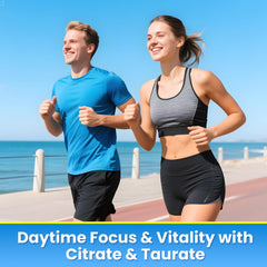 Adaptogens such as ashwagandha, lemon balm, theanine, and spinach for calm focus