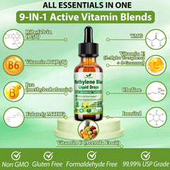 Close-up of methylated B complex liquid dropper