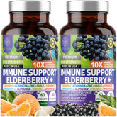 Front of 2-pack N1N Premium Immune Support bottle packaging