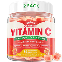 Two-pack Organic Vitamin C Gummies bottle front