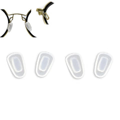 Transparent silicone eyeglasses nose pads
