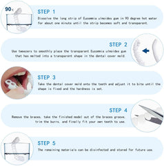 Confidence smile with natural white aligners on model