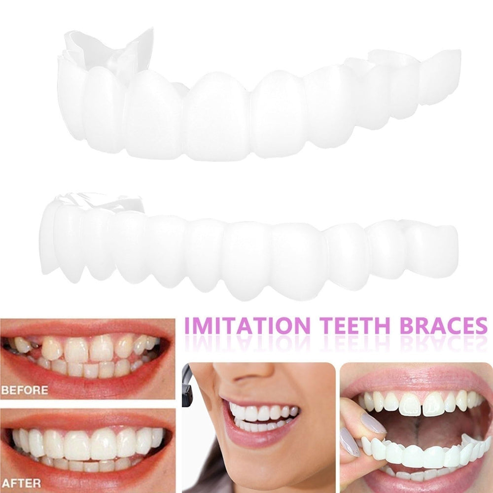 Natural color confident smile with adjustable aligners
