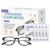 200-pack glasses cleaner wipes