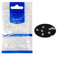 Box containing 200 PVC cap covers for frameless glasses