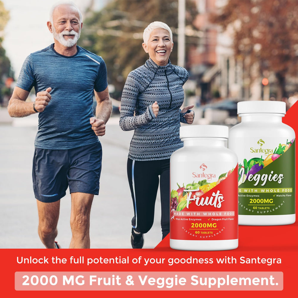 Bottle of 2000 mg Fruit & Veggies Supplement with 120 tablets