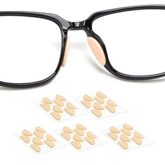 20 pairs foam nose pads in D shape, skin color