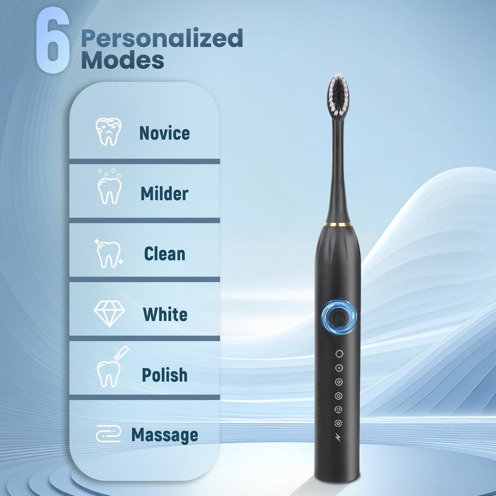 Rechargeable sonic toothbrush with 42,000 vibrations per minute – product image 2
